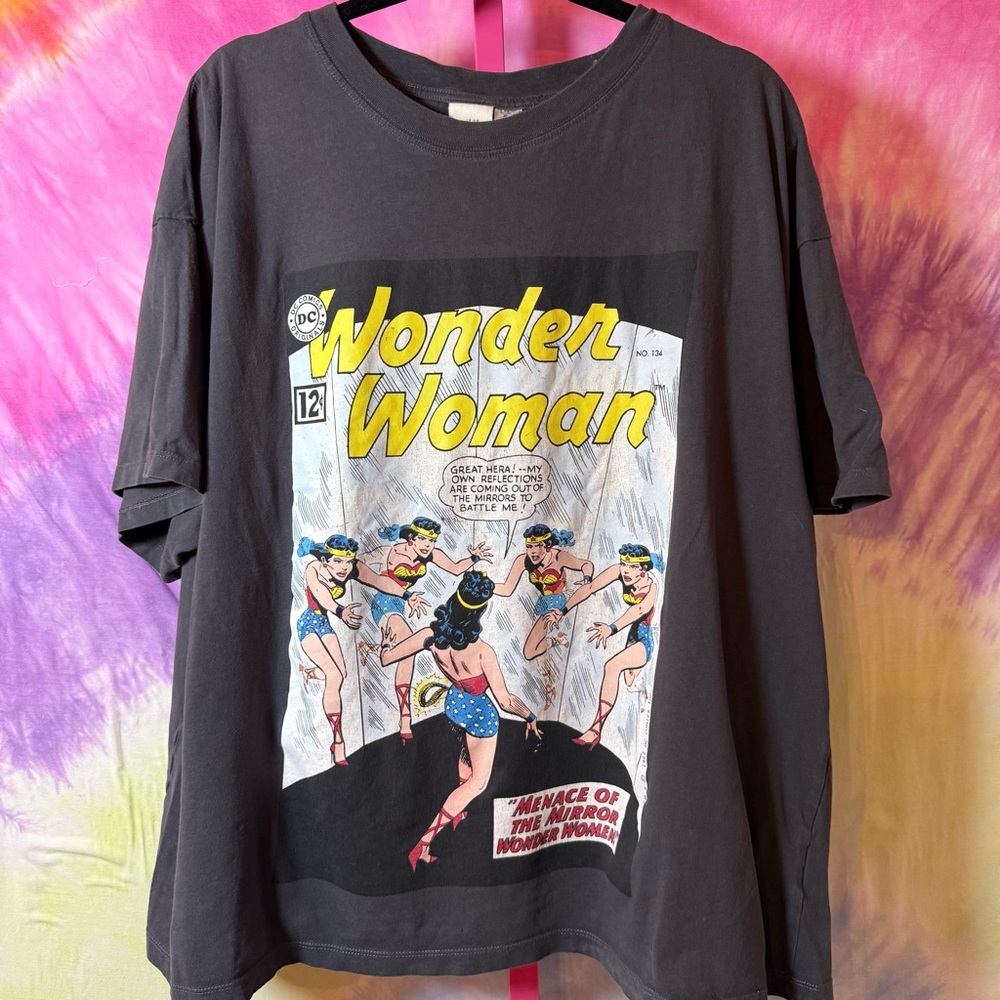 H&M Wonder Woman Comic Tee - Black 🔥